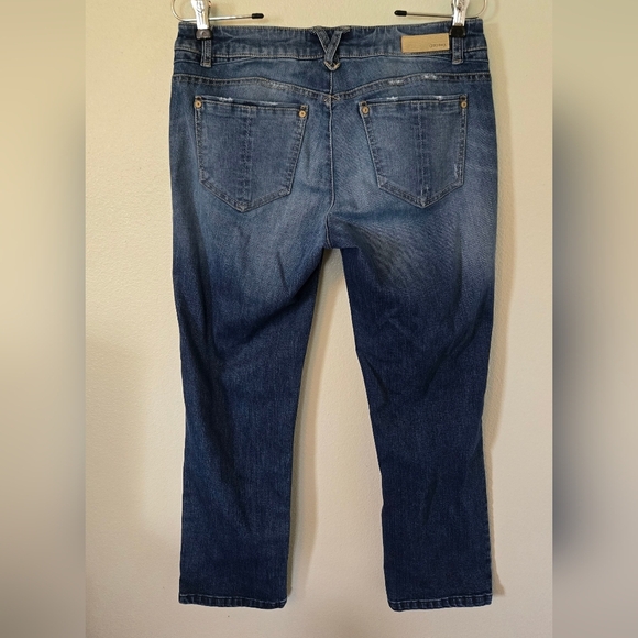 Democracy Cropped Mid Rise Straight Leg Jeans Size 10 - Picture 2 of 5